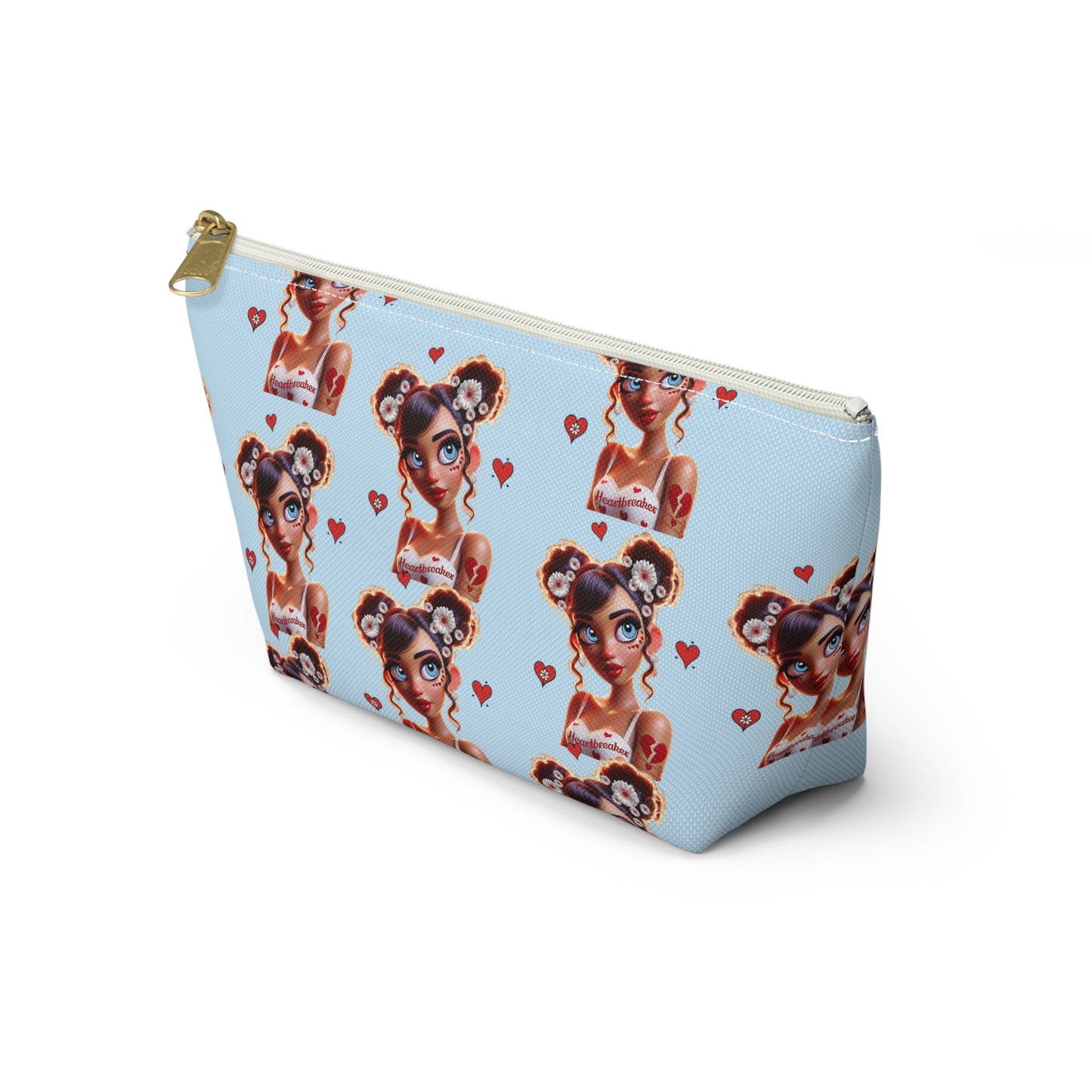Heartbreaker 1 | Blueberry - Zipper Makeup Pouch (small/large)