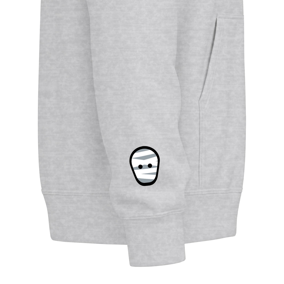 Spooky Season 3 | 'Spooky Season' Vampire Bite Graphic Icons Zip Hoodie -front and back design