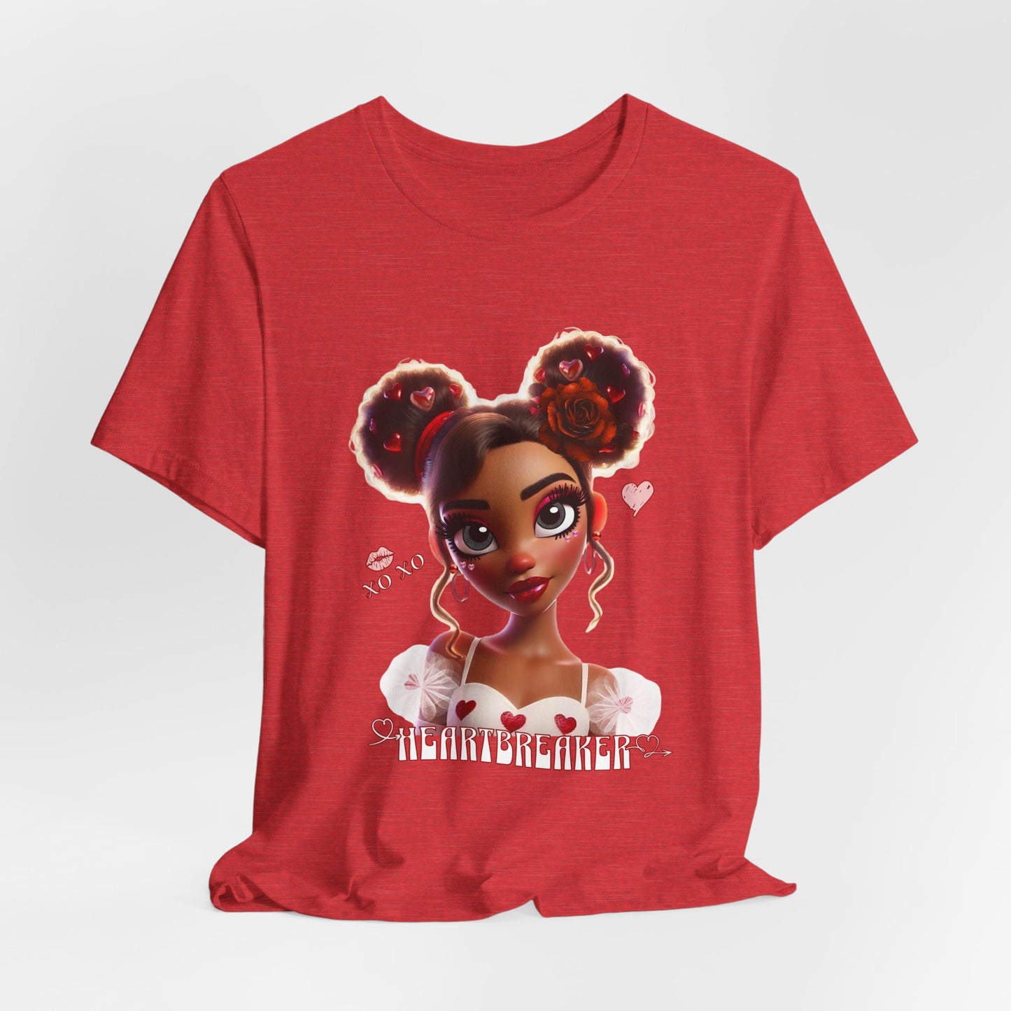 Heartbreaker 3 | Tee, White Typography - short sleeve (multiple sizes/colors)
