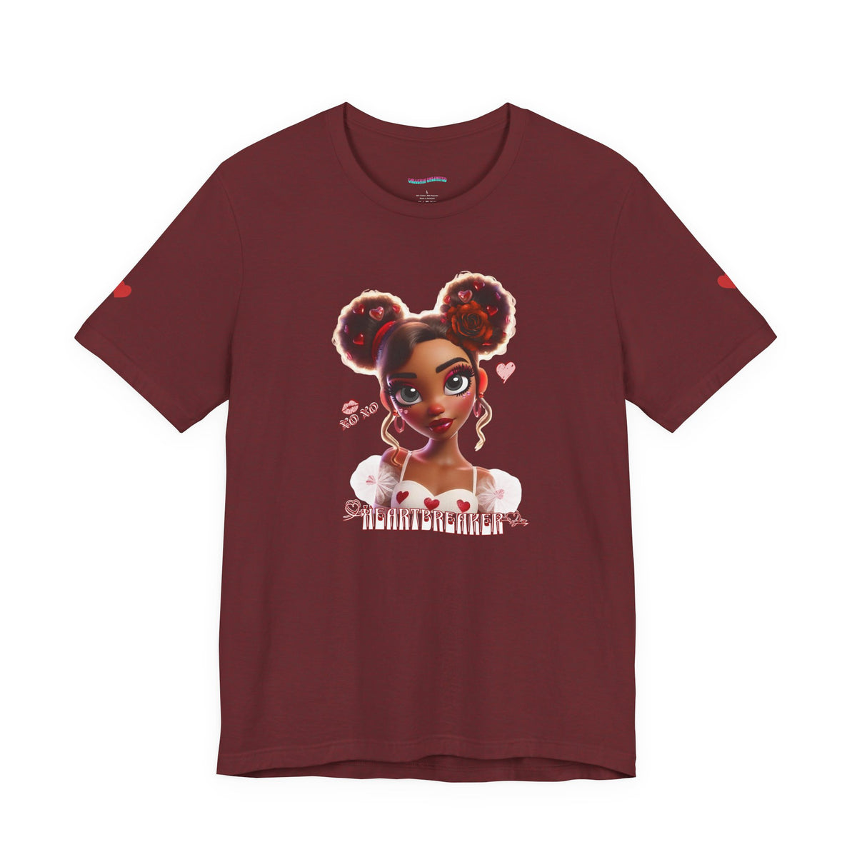 Heartbreaker 3 | Graphic Tee - Cute Afro Puff Girl