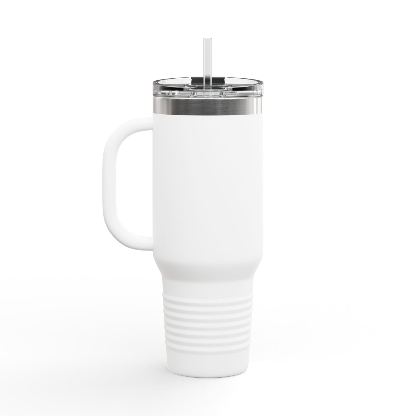 Pearls & Curls1 | Ruby Lips - Insulated Travel Mug, 40oz (black, white, or red)