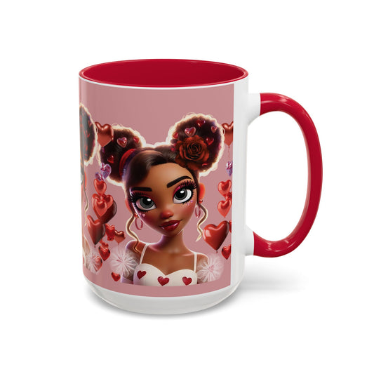 Heartbreaker 3| Cotton Candy - Coffee Mug, two-tone, 15 oz (multiple handle colors)