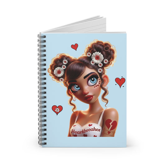 Heartbreaker 1 | Blueberry - Spiral Notebook