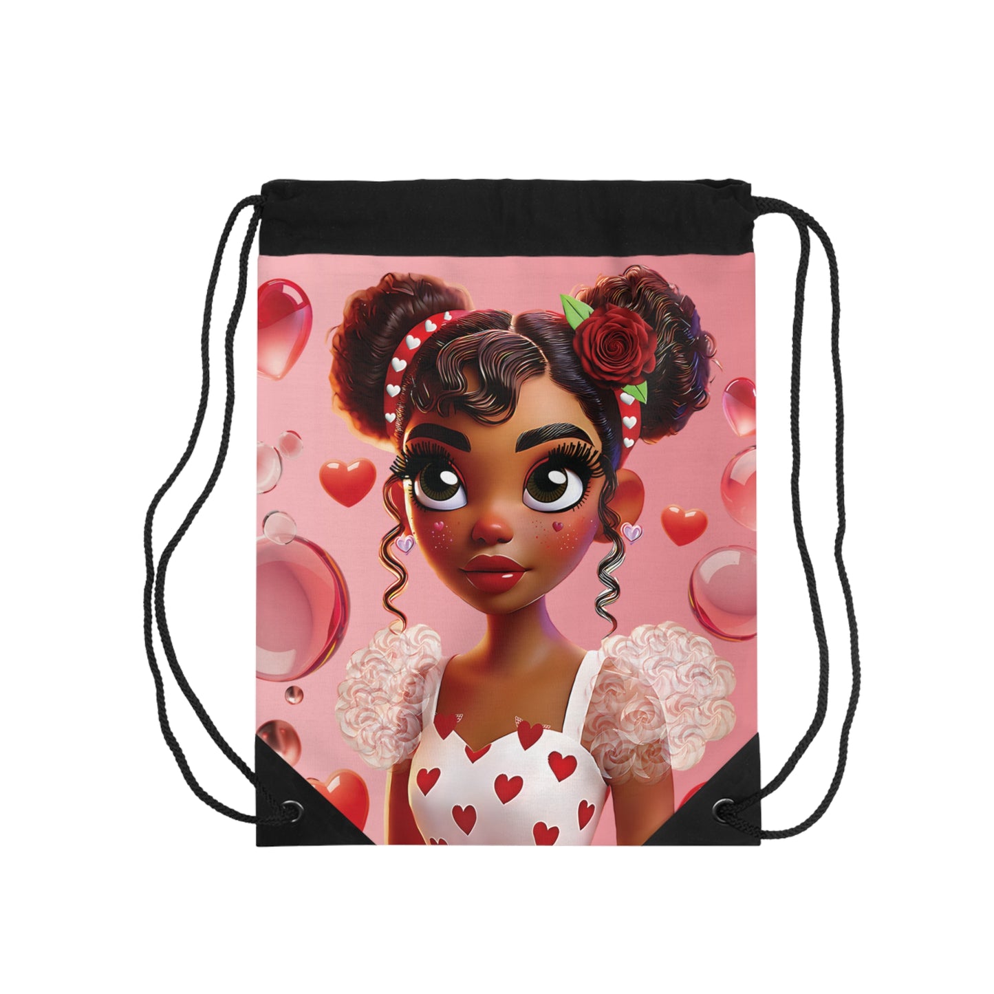 Heartbreaker Girl | Bubblegum - Drawstring Bag