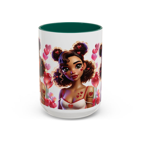 Heartbreaker 2 | Marshmallow - Coffee Mug, two-tone, 15 oz (multiple handle colors)