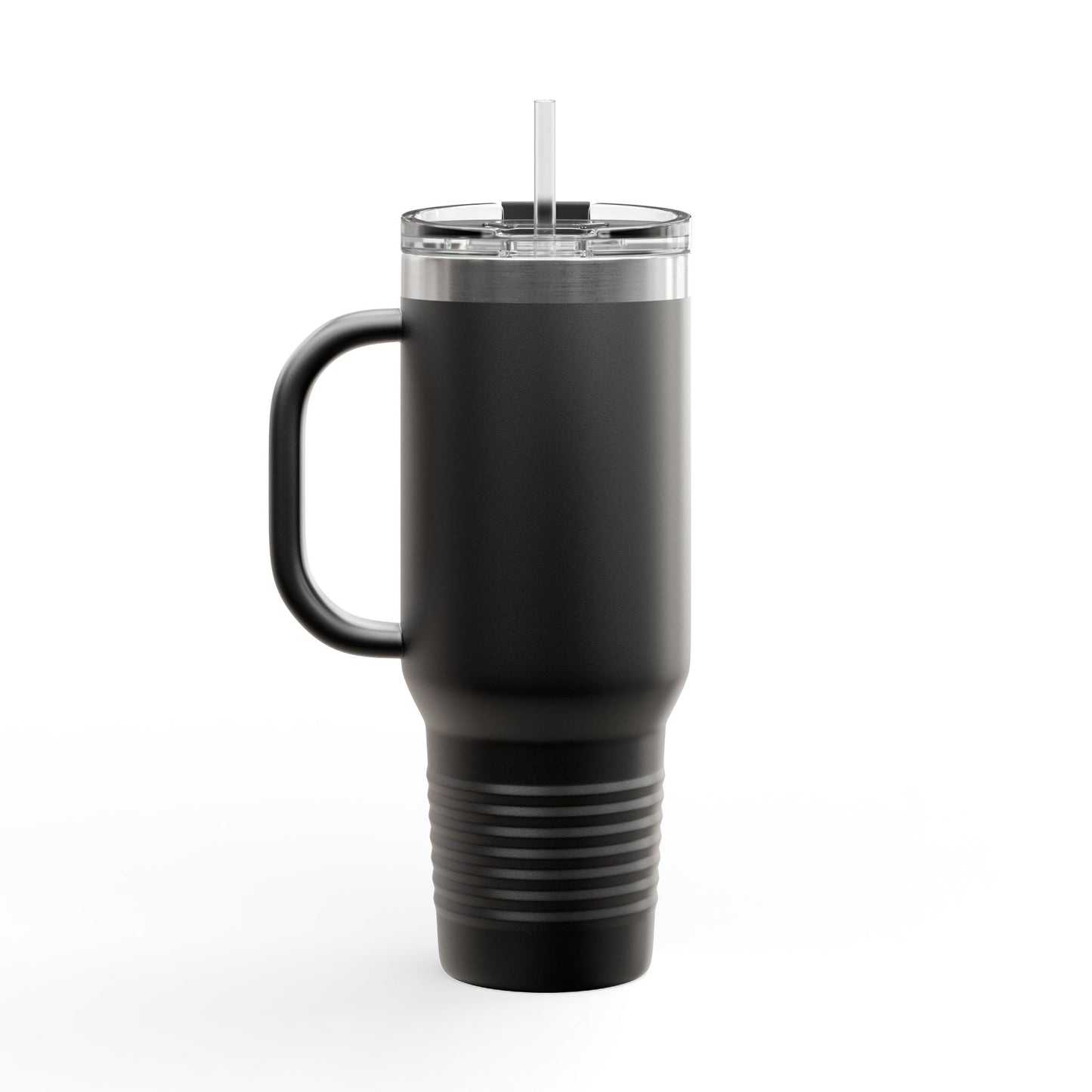 Pearls & Curls1 | Ruby Lips - Insulated Travel Mug, 40oz (black, white, or red)