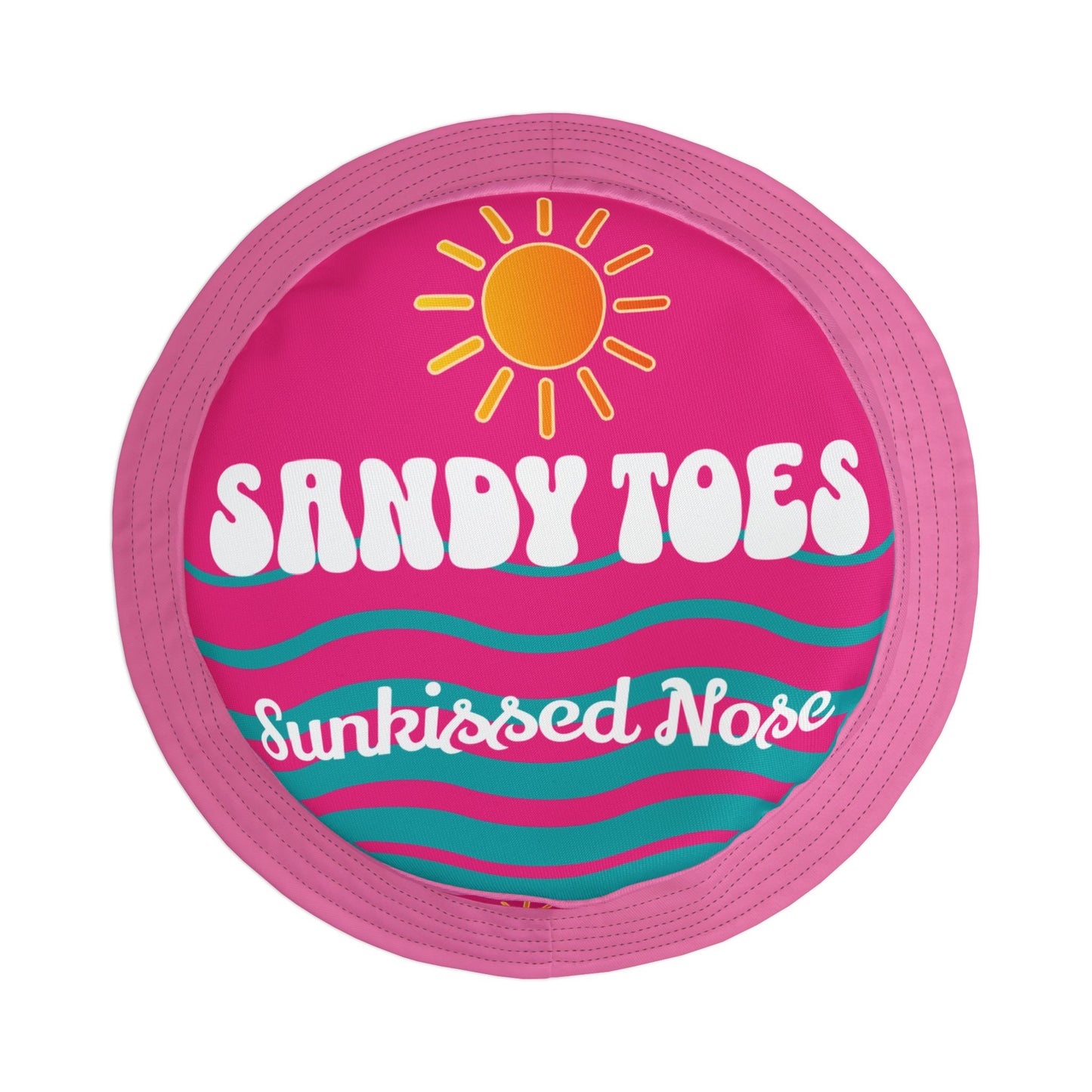 Sandy Toes | Bucket Hat - Bubblegum