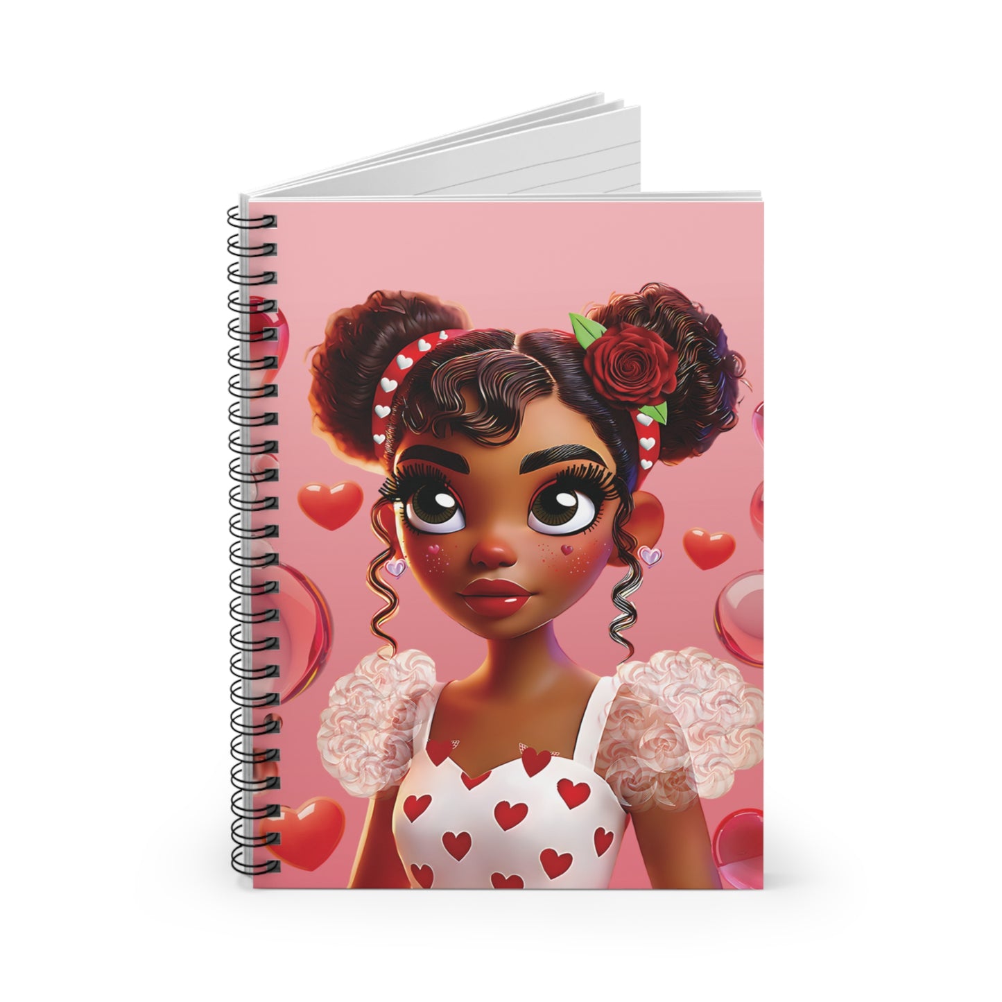 Heartbreaker Girl | Bubblegum - Spiral Notebook