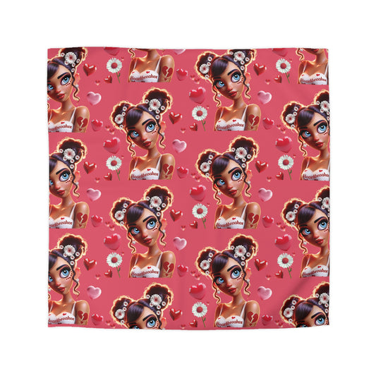 Heartbreaker 1 | Raspberry - Duvet, quilted (multiple sizes)