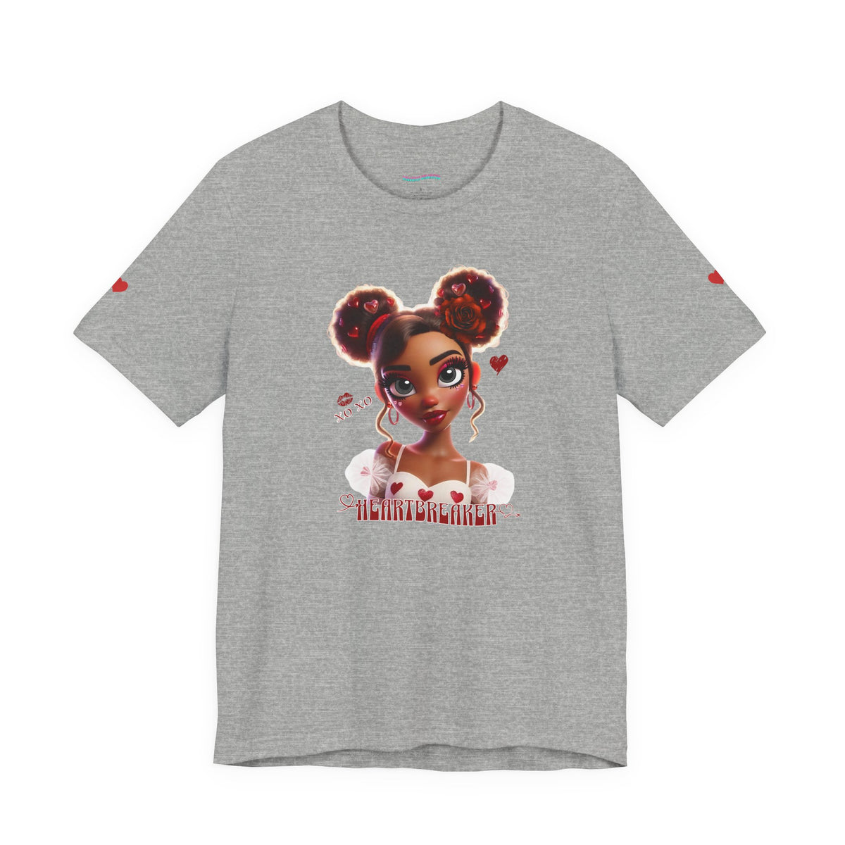 Heartbreaker 3 | Graphic Tee - Cute Afro Puff Girl