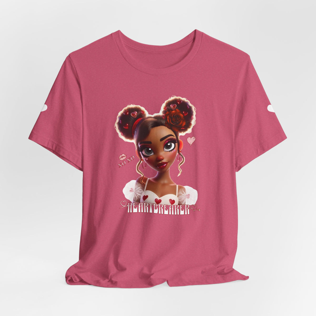 Heartbreaker 3 | Graphic Tee - Cute Afro Puff Girl