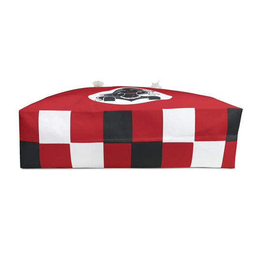 Pearls & Curls1 | Red - Ruby Lips Weekender Bag