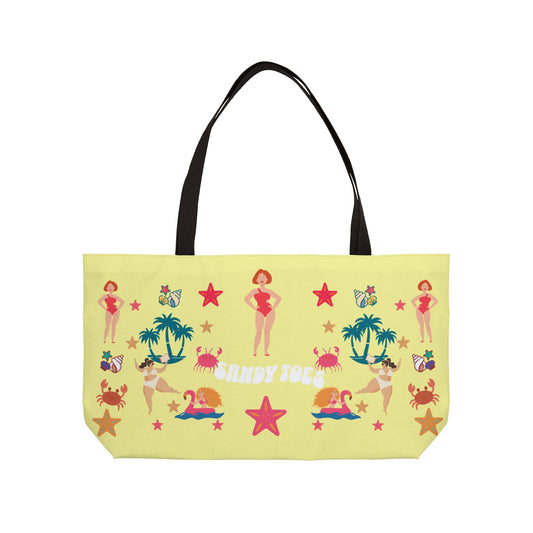 Sandy Toes | Weekender Tote Bag - Pineapple2 (two sides)