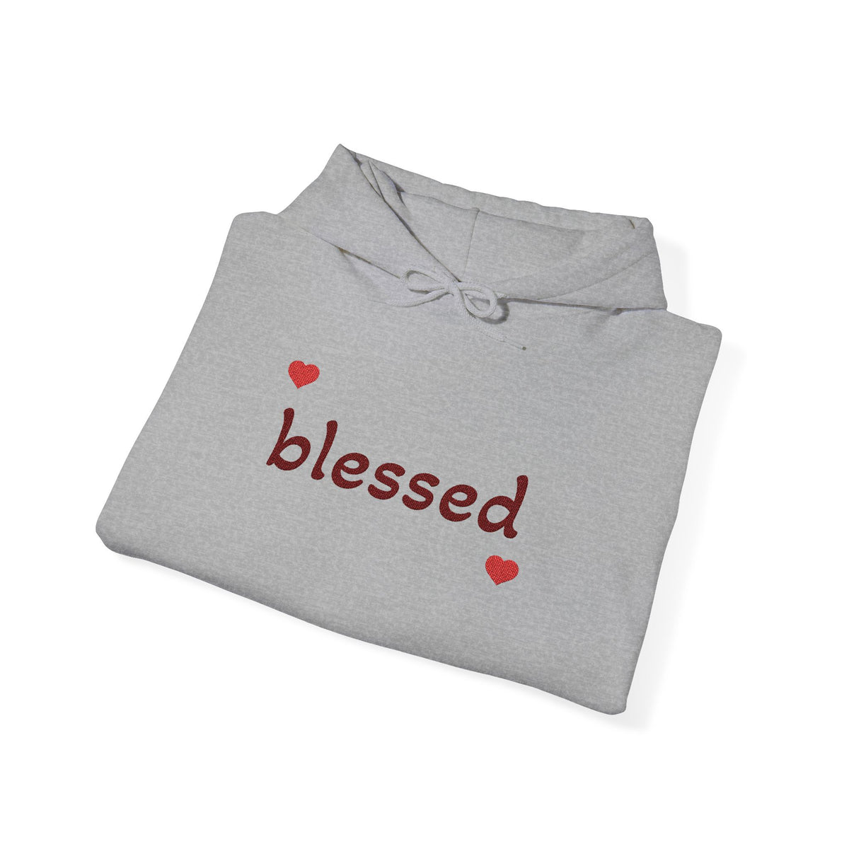 Autumn Harvest 3 | 'Blessed' Maroon Embroidered Fall Hoodie (multiple colors)
