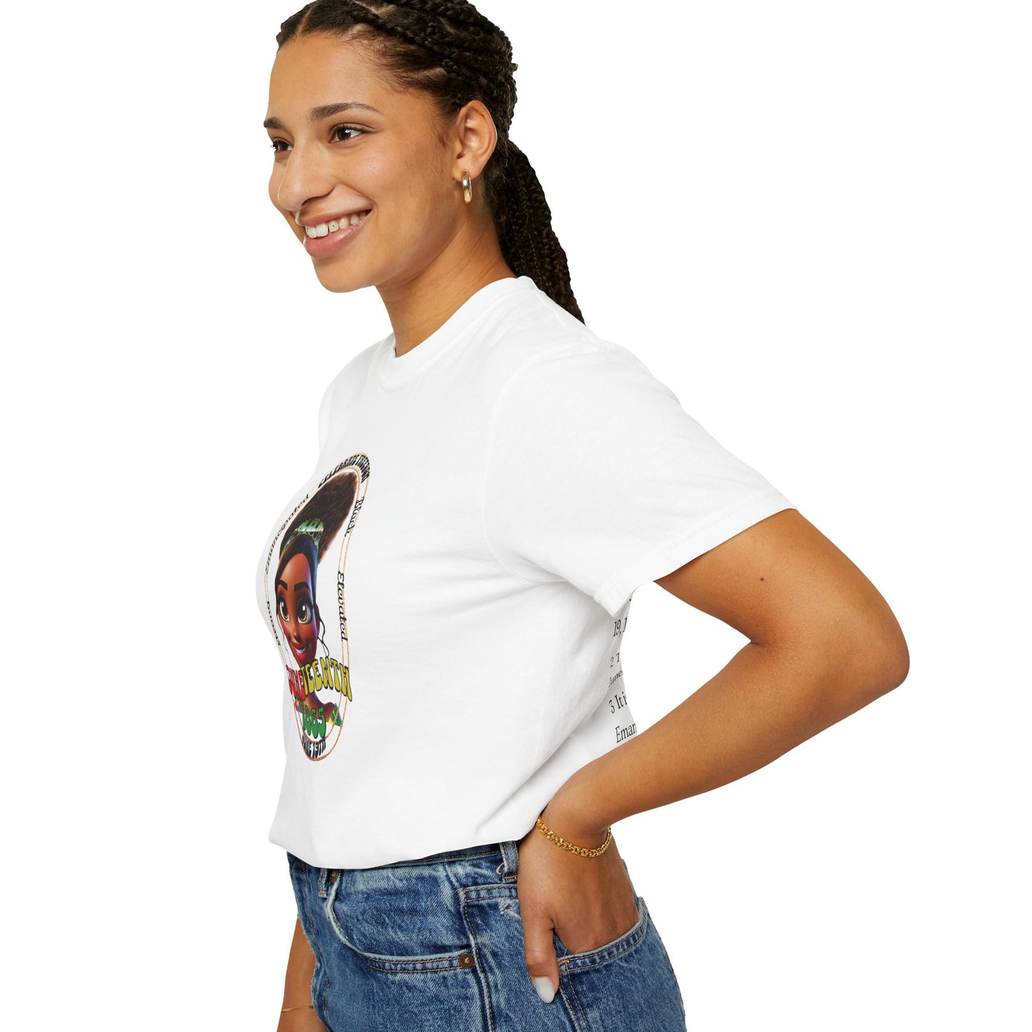The 92% Club | Juneteenth Celebration Tee, front and back design (multiple colors)