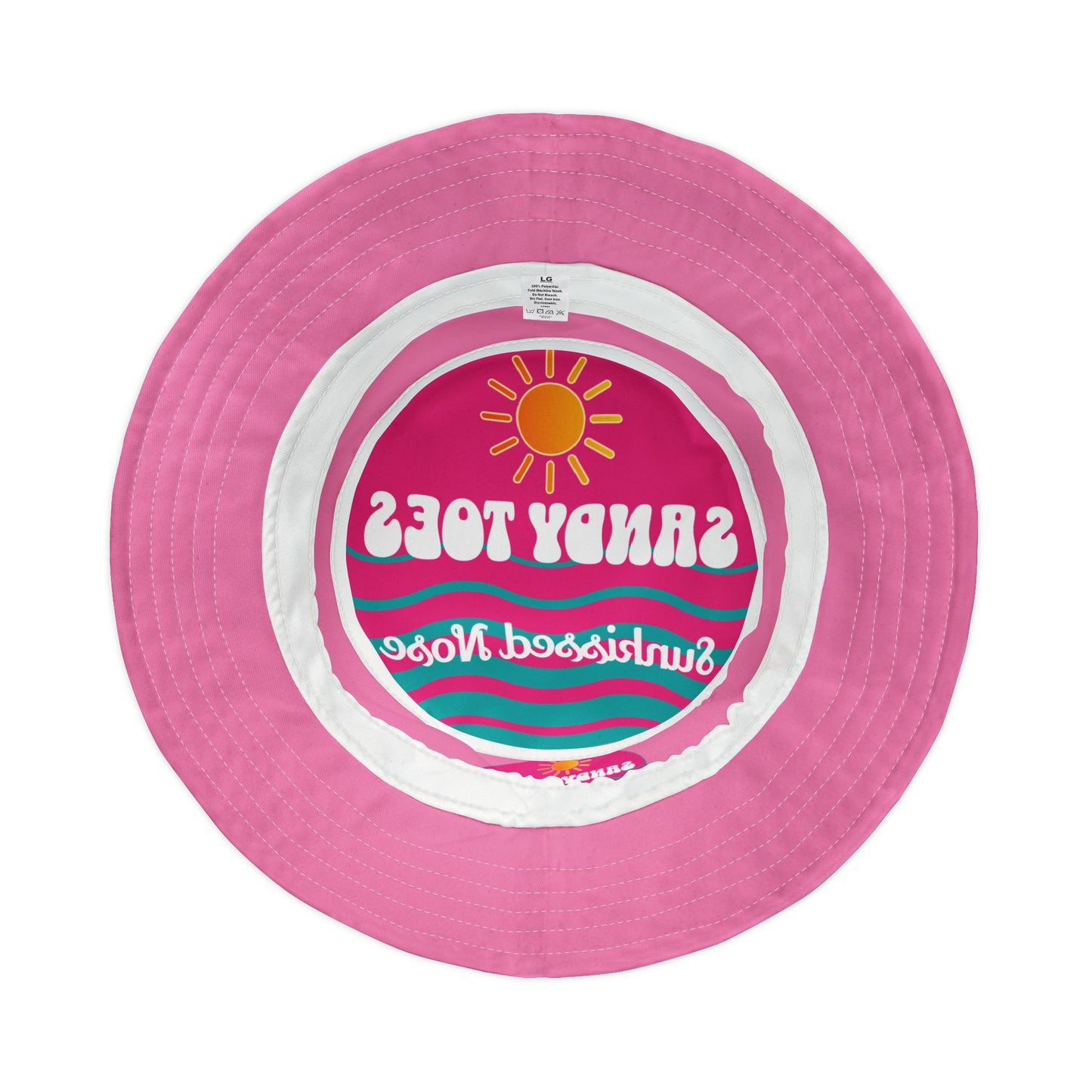 Sandy Toes | Bucket Hat - Bubblegum