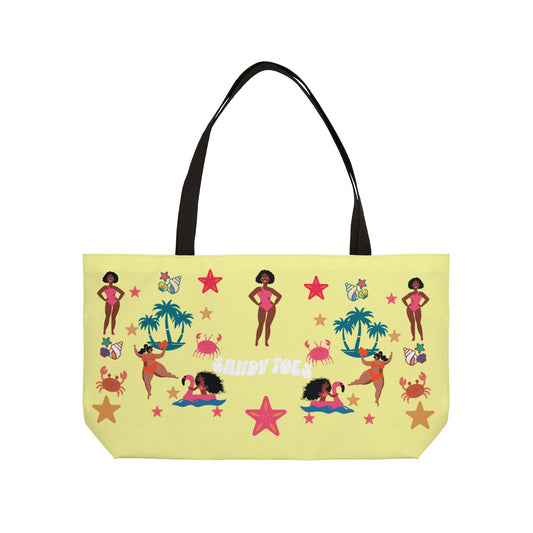 Sandy Toes | Weekender Tote Bag - Pineapple1 (two sides)