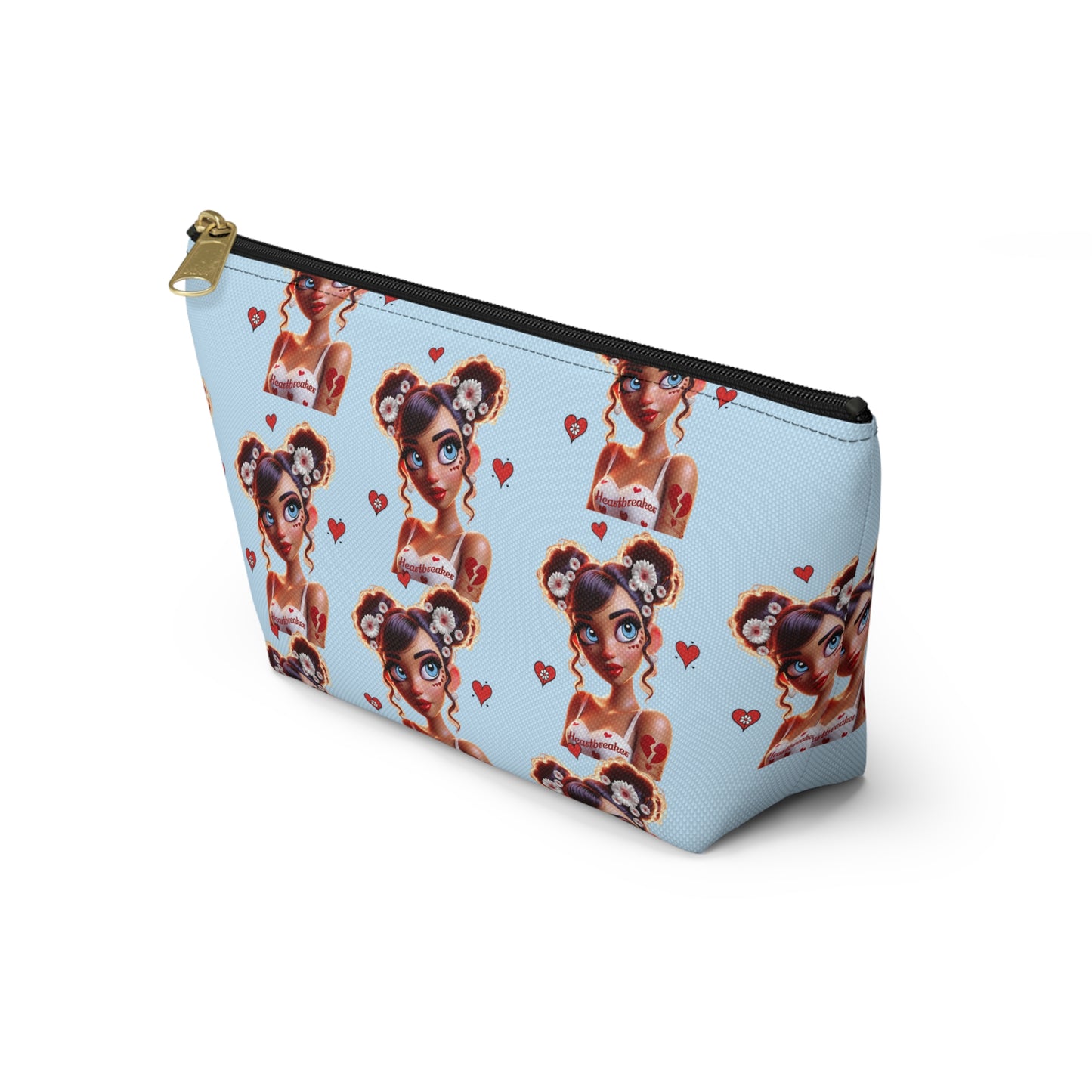 Heartbreaker 1 | Blueberry - Zipper Makeup Pouch (small/large)