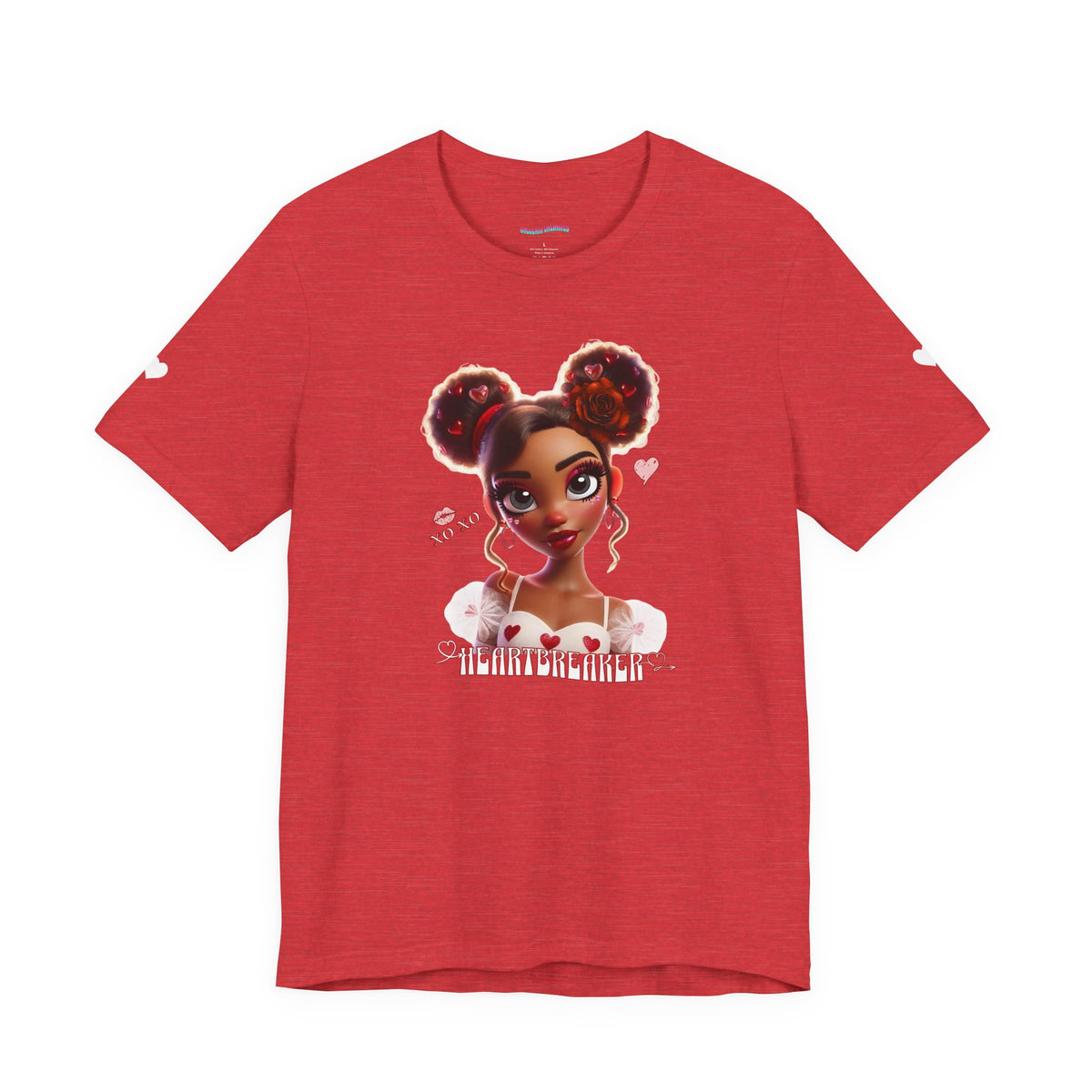 Heartbreaker 3 | Graphic Tee - Cute Afro Puff Girl