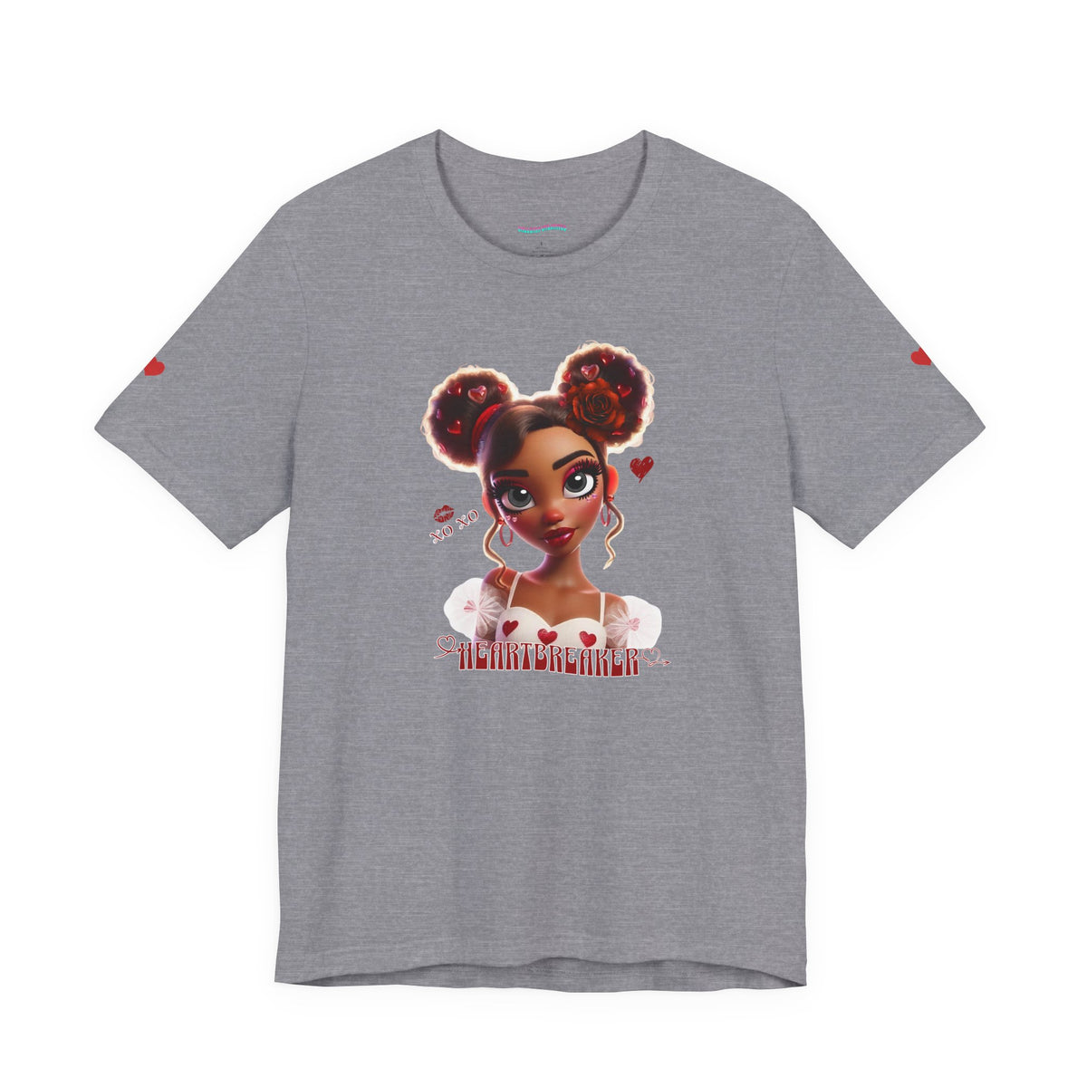 Heartbreaker 3 | Graphic Tee - Cute Afro Puff Girl