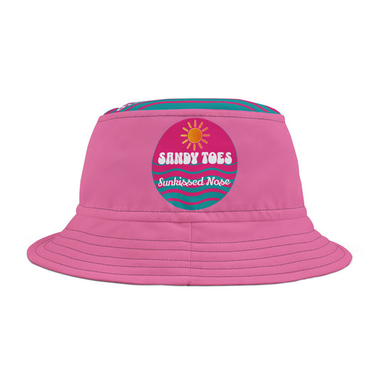 Sandy Toes | Bucket Hat - Bubblegum