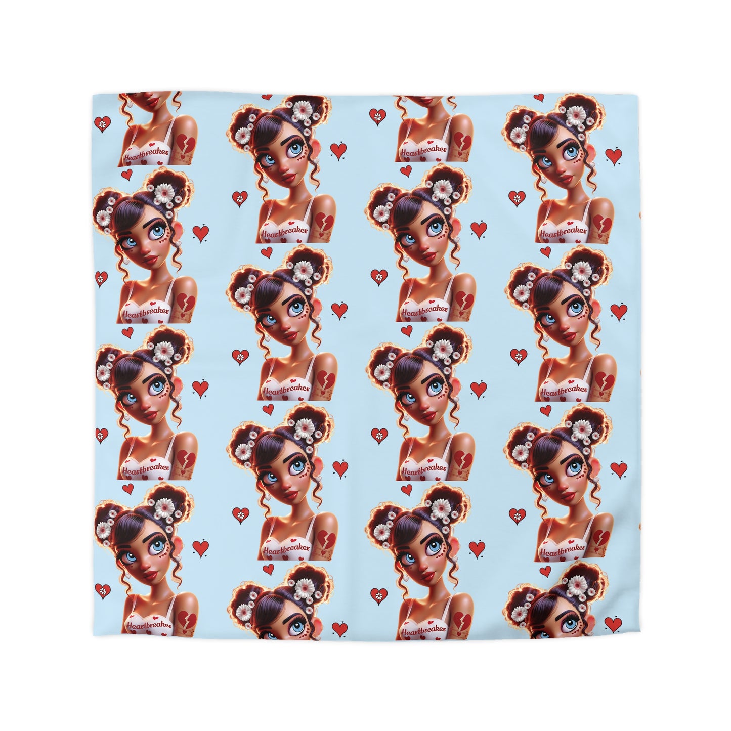 Heartbreaker 1 | Blueberry - Duvet, quilted (multiple sizes)