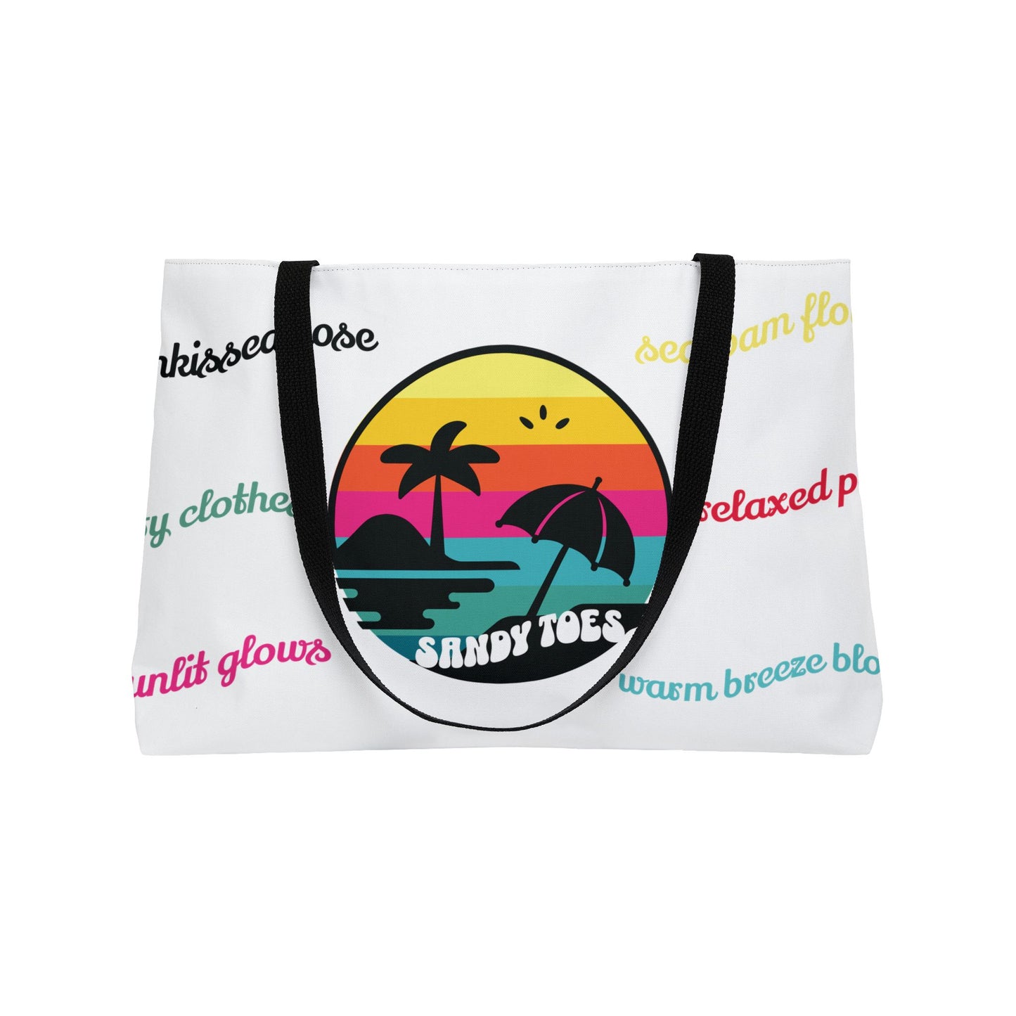 Sandy Toes | Weekender Tote Bag - Coconut (two sides)