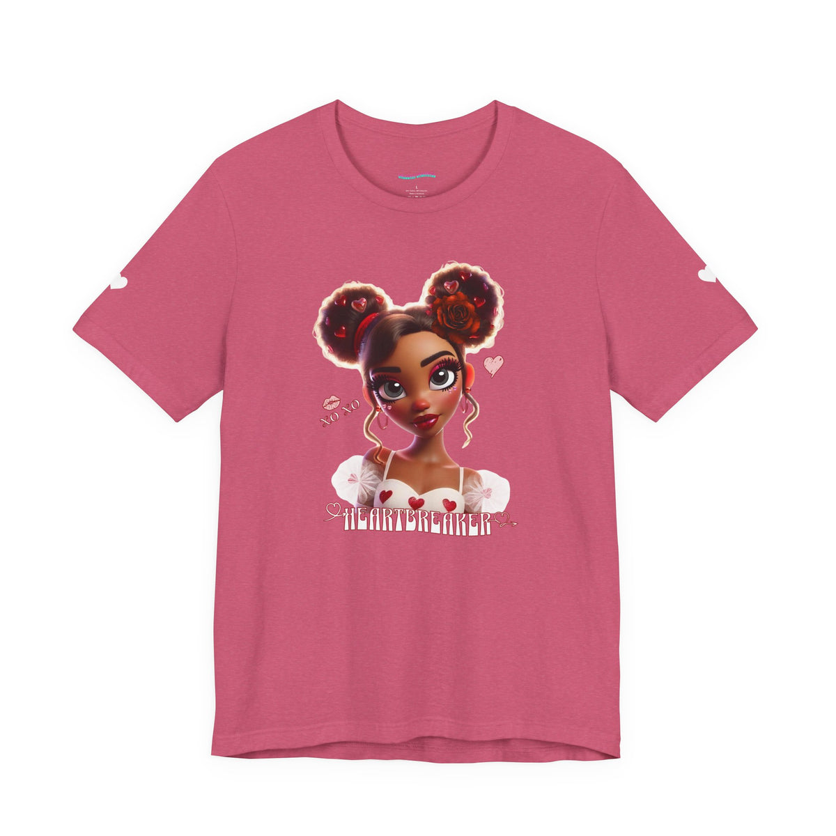 Heartbreaker 3 | Graphic Tee - Cute Afro Puff Girl