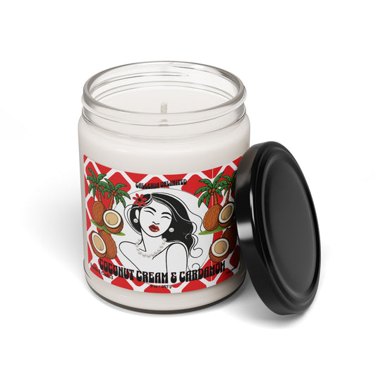 Pearls & Curls3 | Coconut Cream & Cardamom - Soy Candle (9oz)