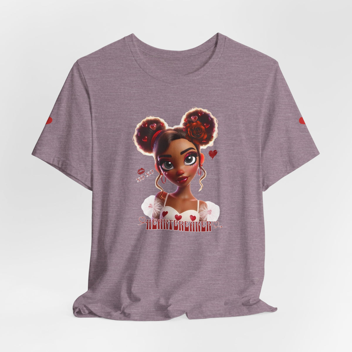 Heartbreaker 3 | Graphic Tee - Cute Afro Puff Girl