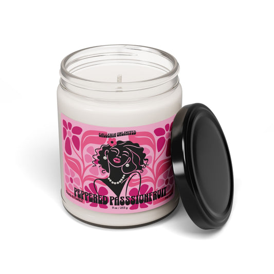 Pearls & Curls2 | Peppered Passionfruit - Soy Candle (9oz)
