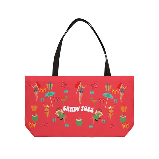 Sandy Toes | Weekender Tote Bag - Melon2 (two sides)