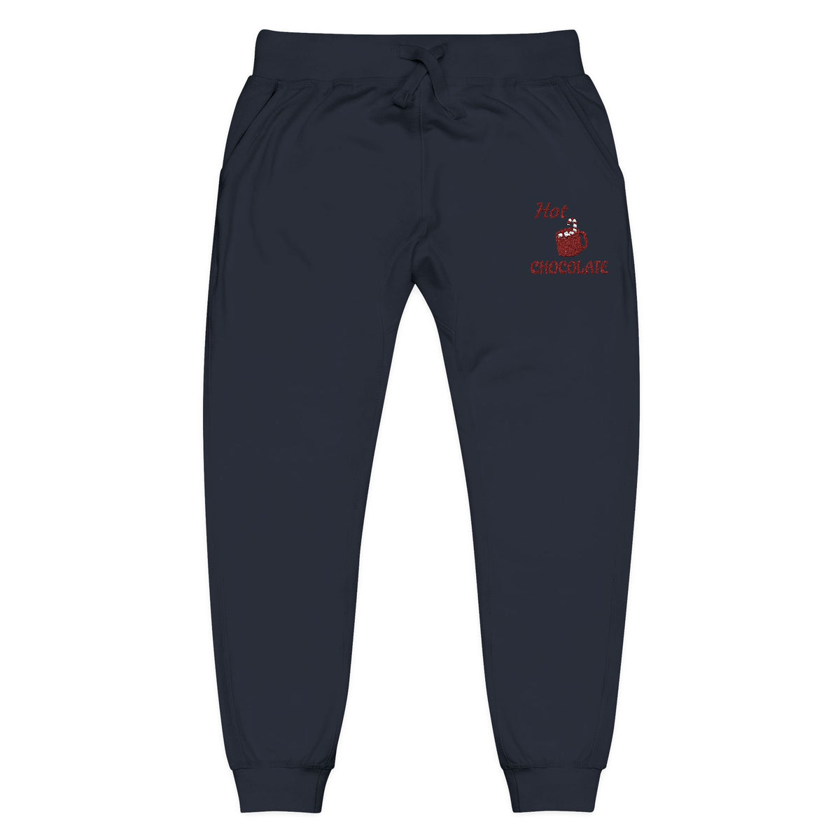 Autumn Harvest 7 | 'Hot Chocolate' Maroon Embroidered Sweatpants (multiple colors)