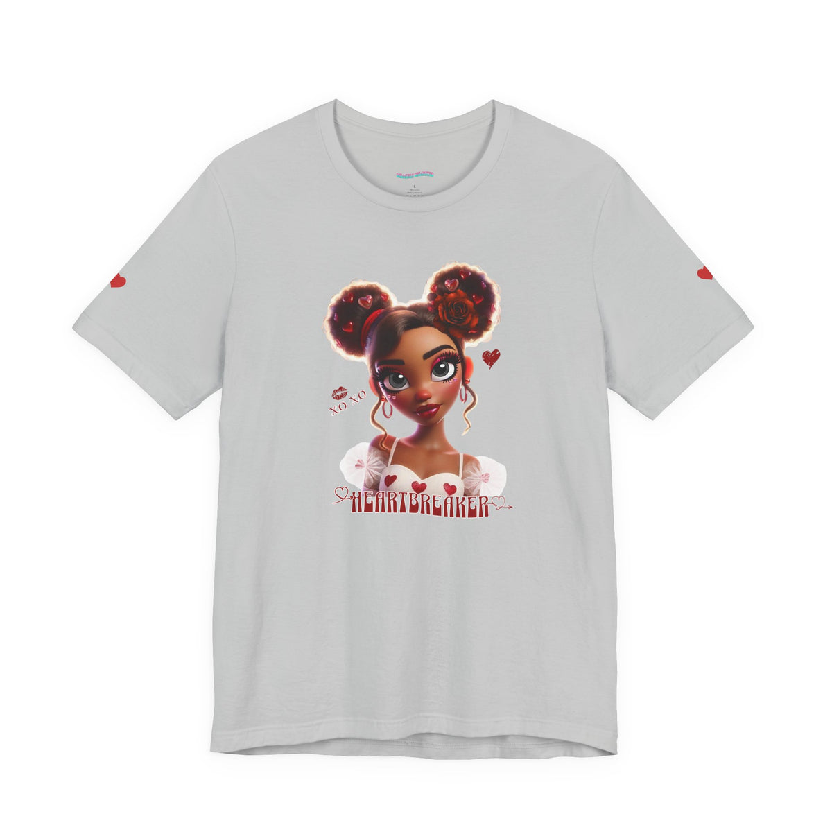 Heartbreaker 3 | Graphic Tee - Cute Afro Puff Girl