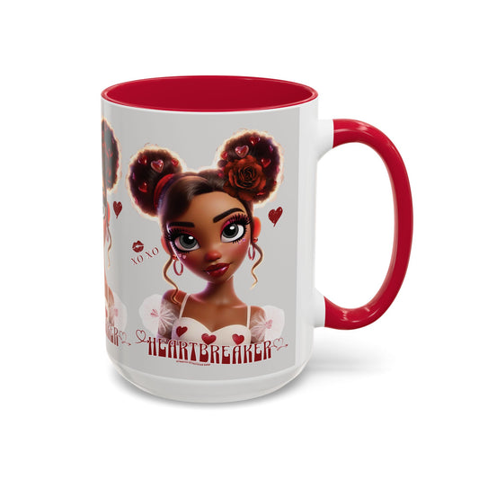 Heartbreaker 3| Ice - Coffee Mug, two-tone, 15 oz (multiple handle colors)