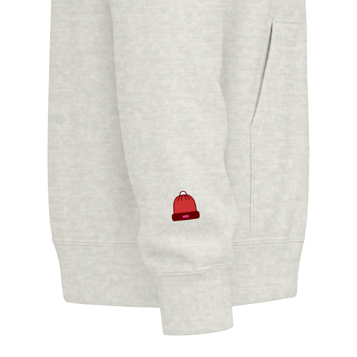 Autumn Harvest 6 | 'Sweater Weather' Graphic Icon Zip Hoodie (non-embroidered) — Cozy Fall Hoodie with Autumn Icons, front and back design