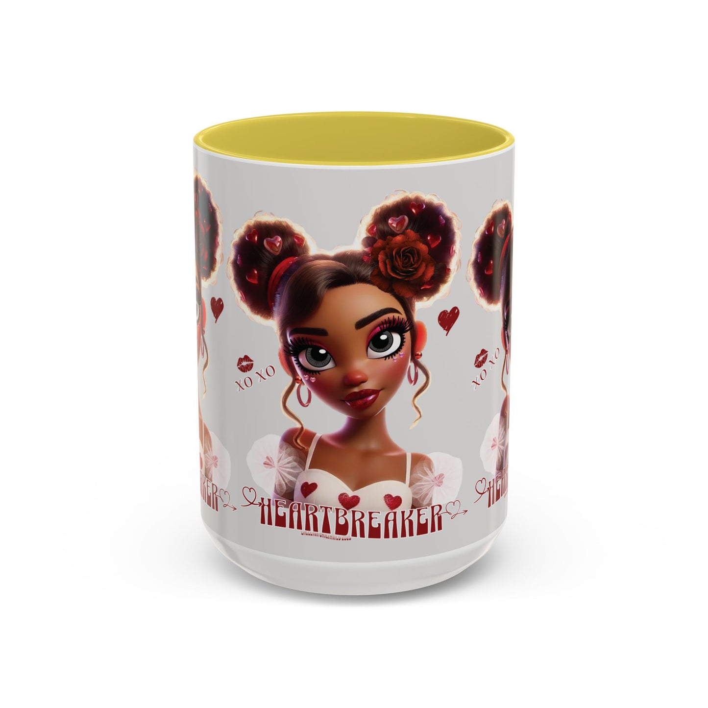 Heartbreaker 3| Ice - Coffee Mug, two-tone, 15 oz (multiple handle colors)