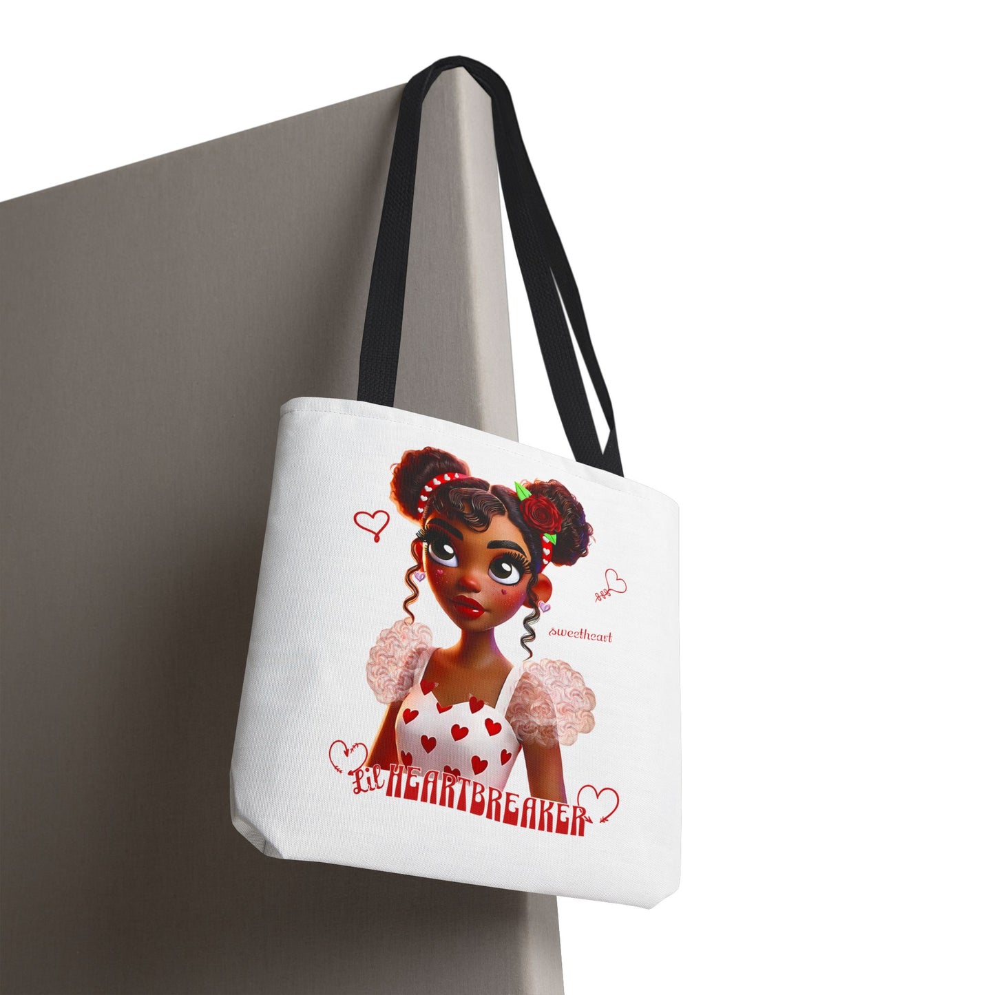 Heartbreaker Girl | Marshmallow - Tote Bag, two-tone (multiple sizes/handle colors)