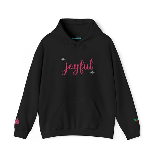 The Joyful Edit1 | Joyful Pink Embroidered Hoodie, PINK Palette (multiple colors)