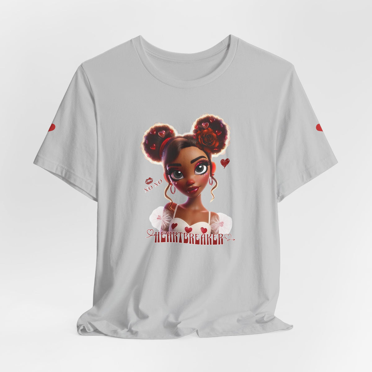 Heartbreaker 3 | Graphic Tee - Cute Afro Puff Girl
