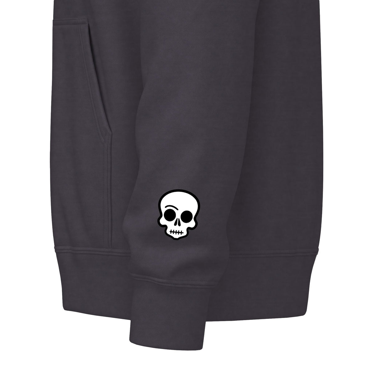 Spooky Season 3 | 'Spooky Season' Vampire Bite Graphic Icons Zip Hoodie -front and back design