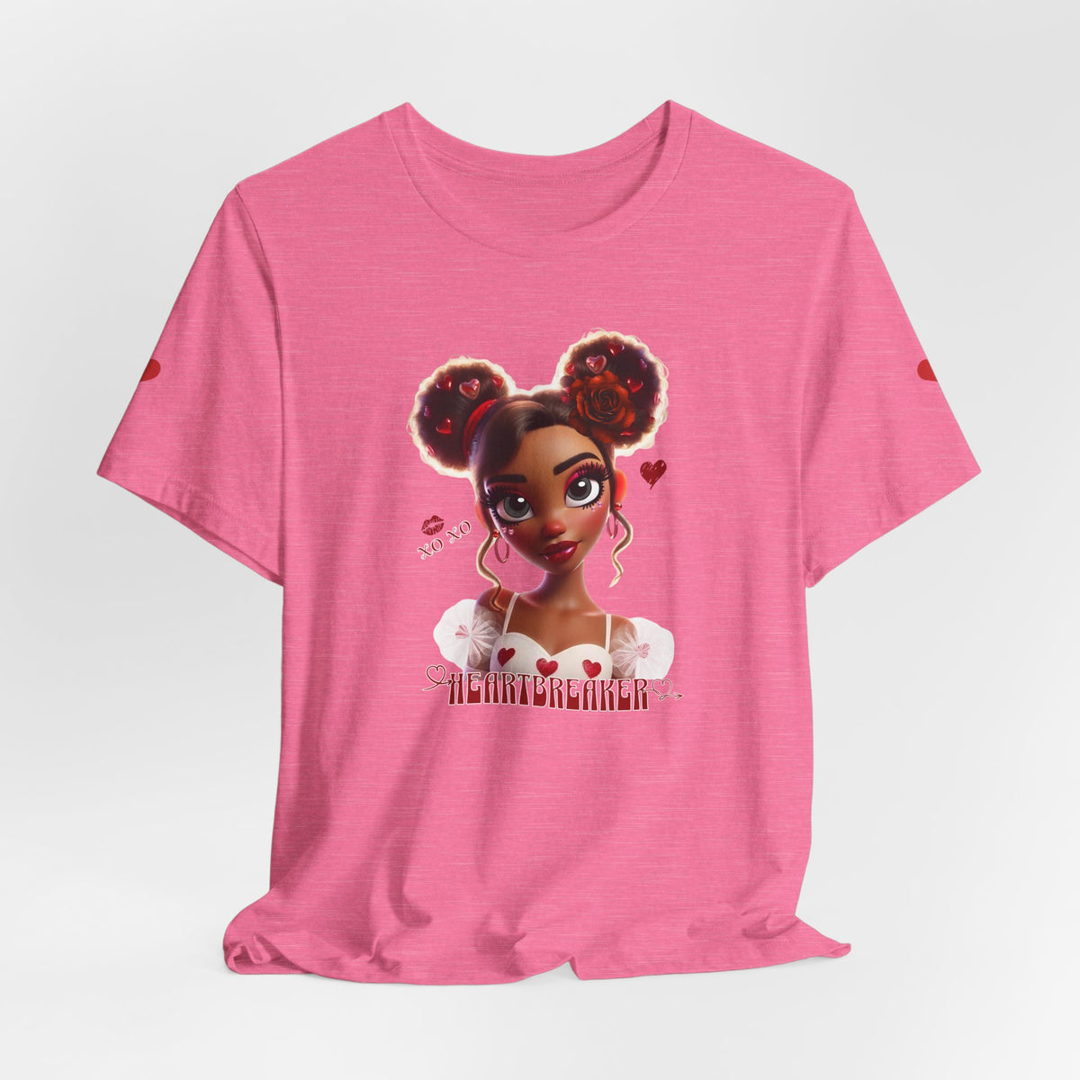Heartbreaker 3 | Graphic Tee - Cute Afro Puff Girl
