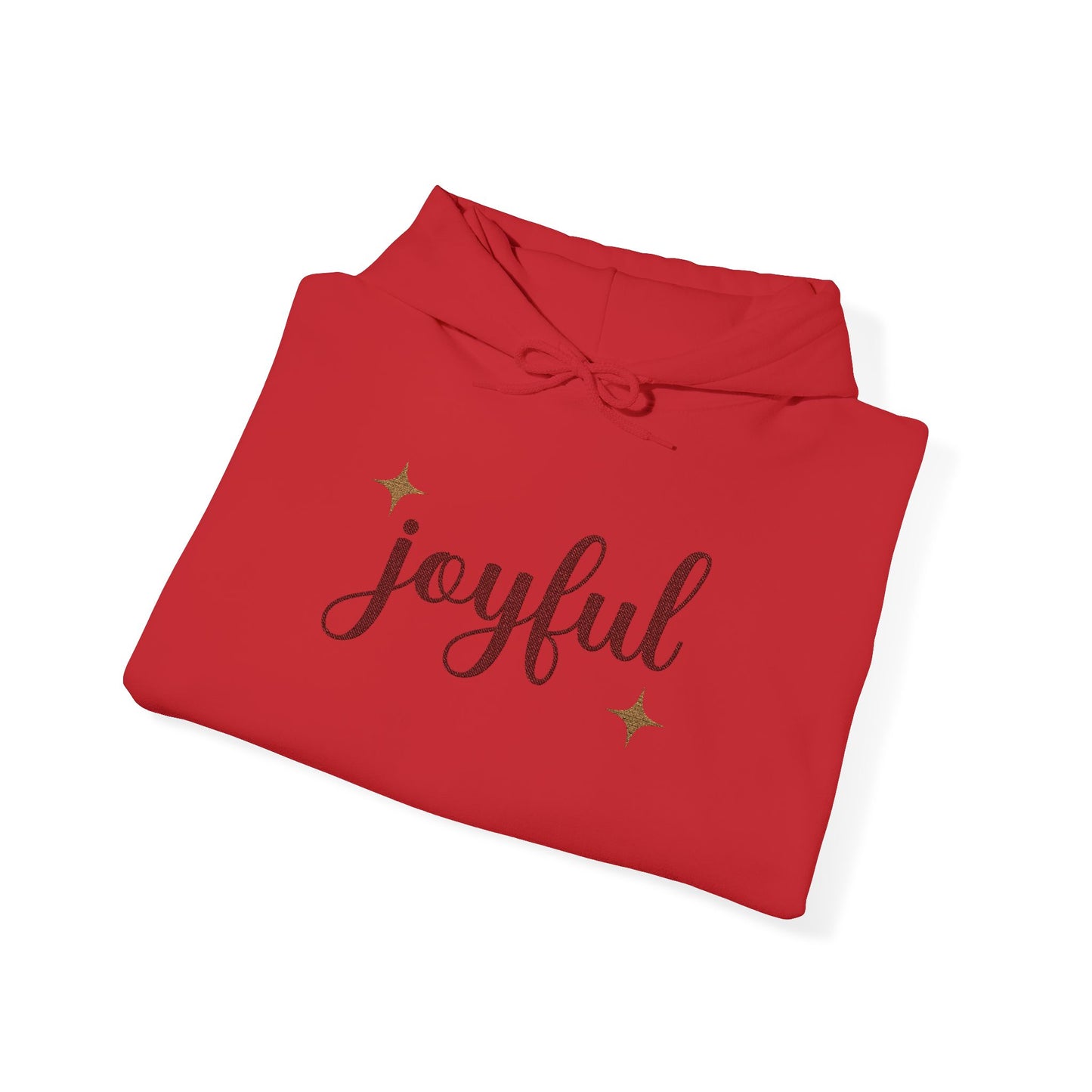 The Joyful Edit1 | Joyful Maroon Embroidered Hoodie (multiple colors)