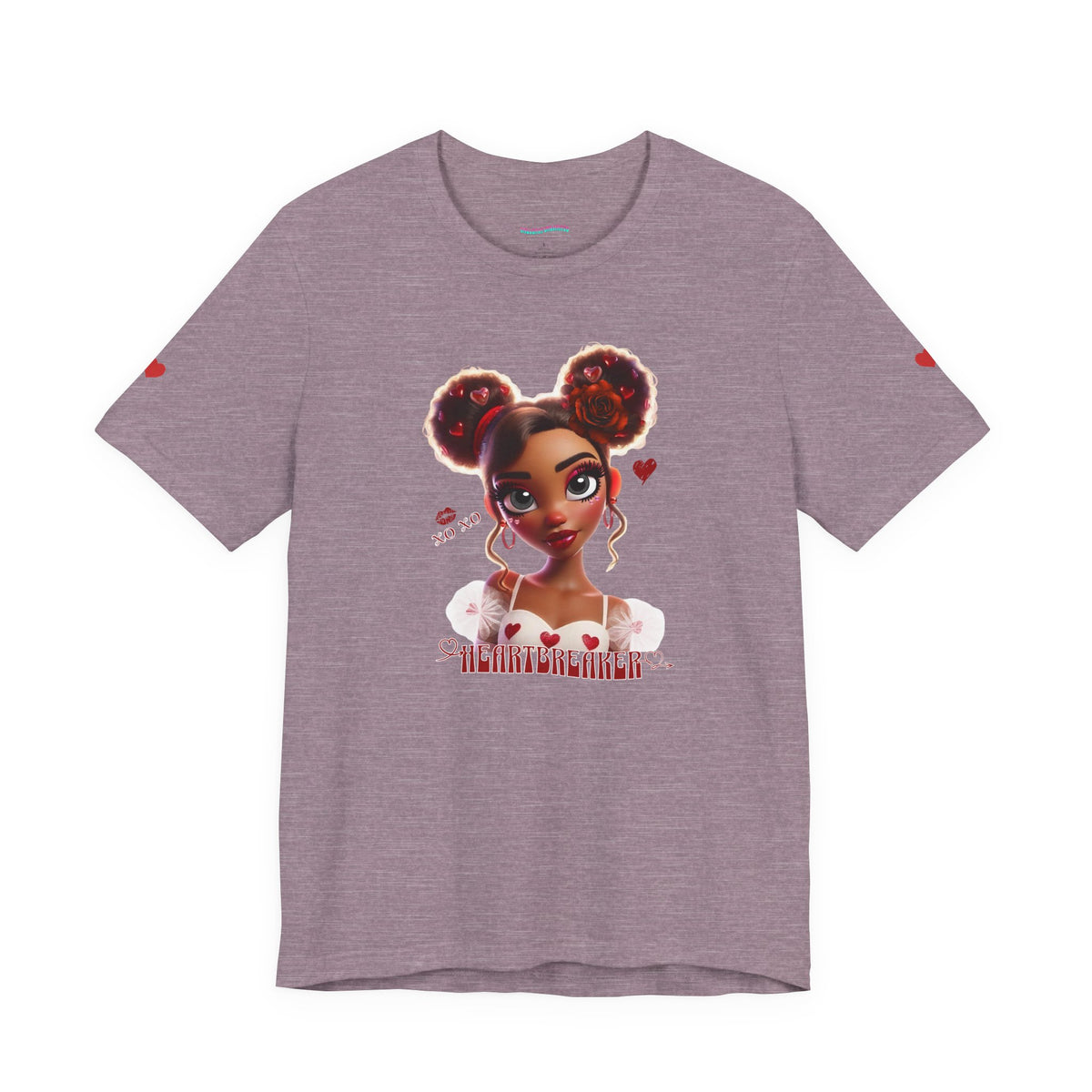 Heartbreaker 3 | Graphic Tee - Cute Afro Puff Girl