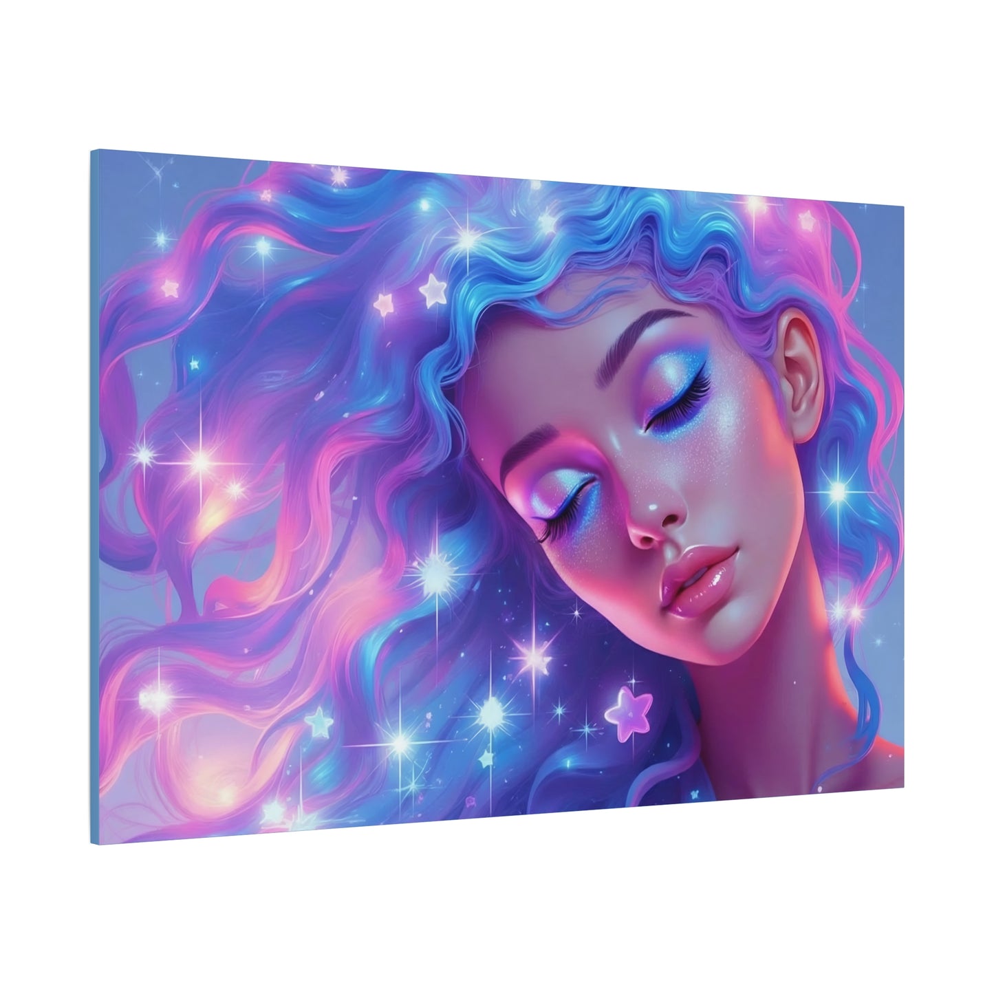 Winter Fantasy1 | Dreamy Starry Muse, Matte Canvas Print