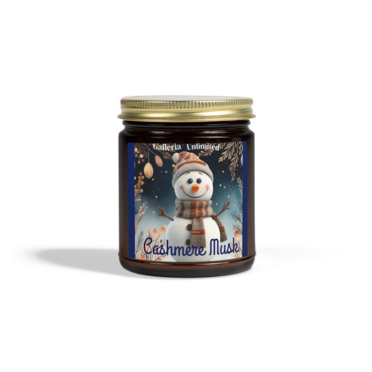 The Cozy Edit6 | Cashmere Musk Scented Candle (9oz) — Natural Soy Wax Jar