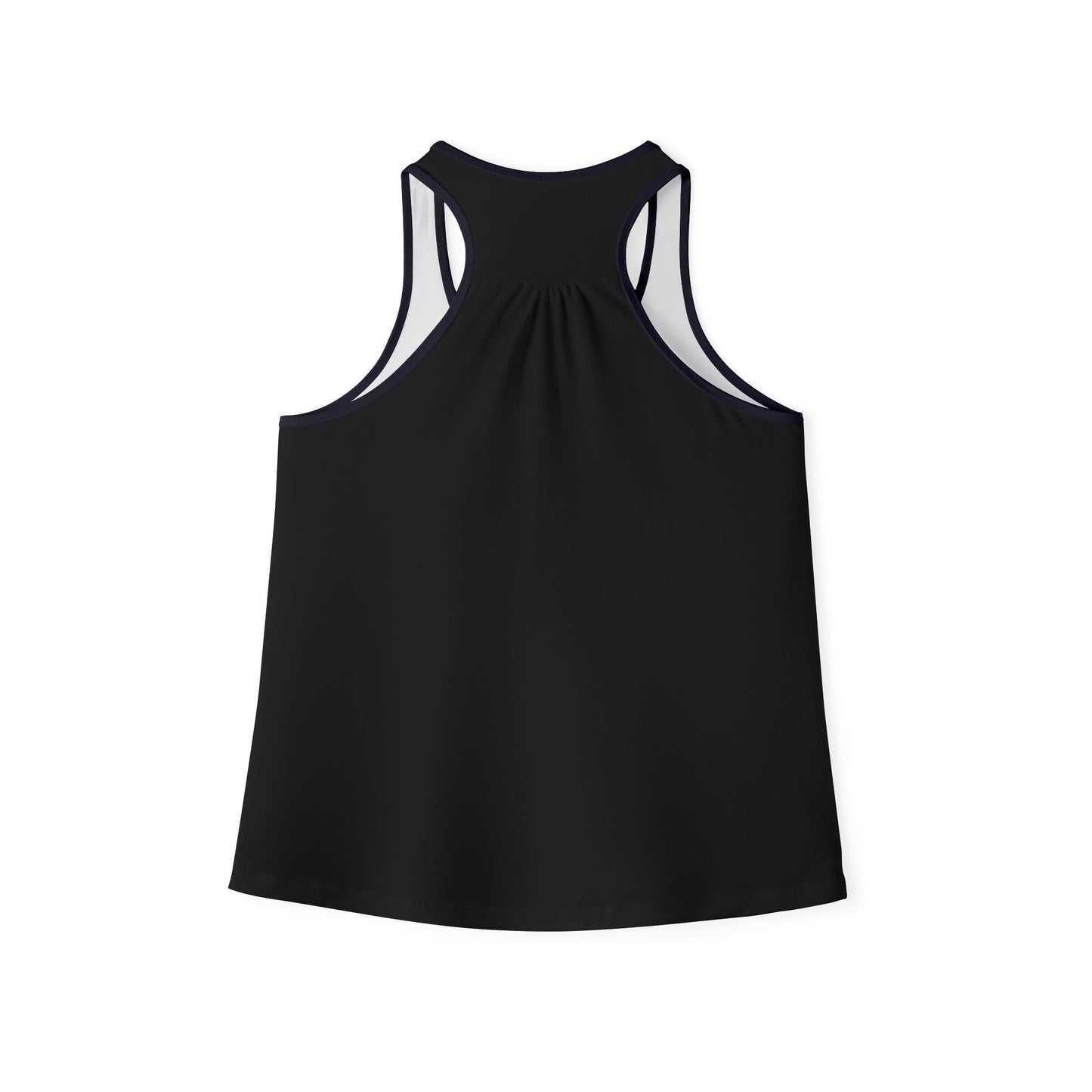 Pearls & Curls3 | Black - Scarlet Kiss Ringer Tank (black or white trim)