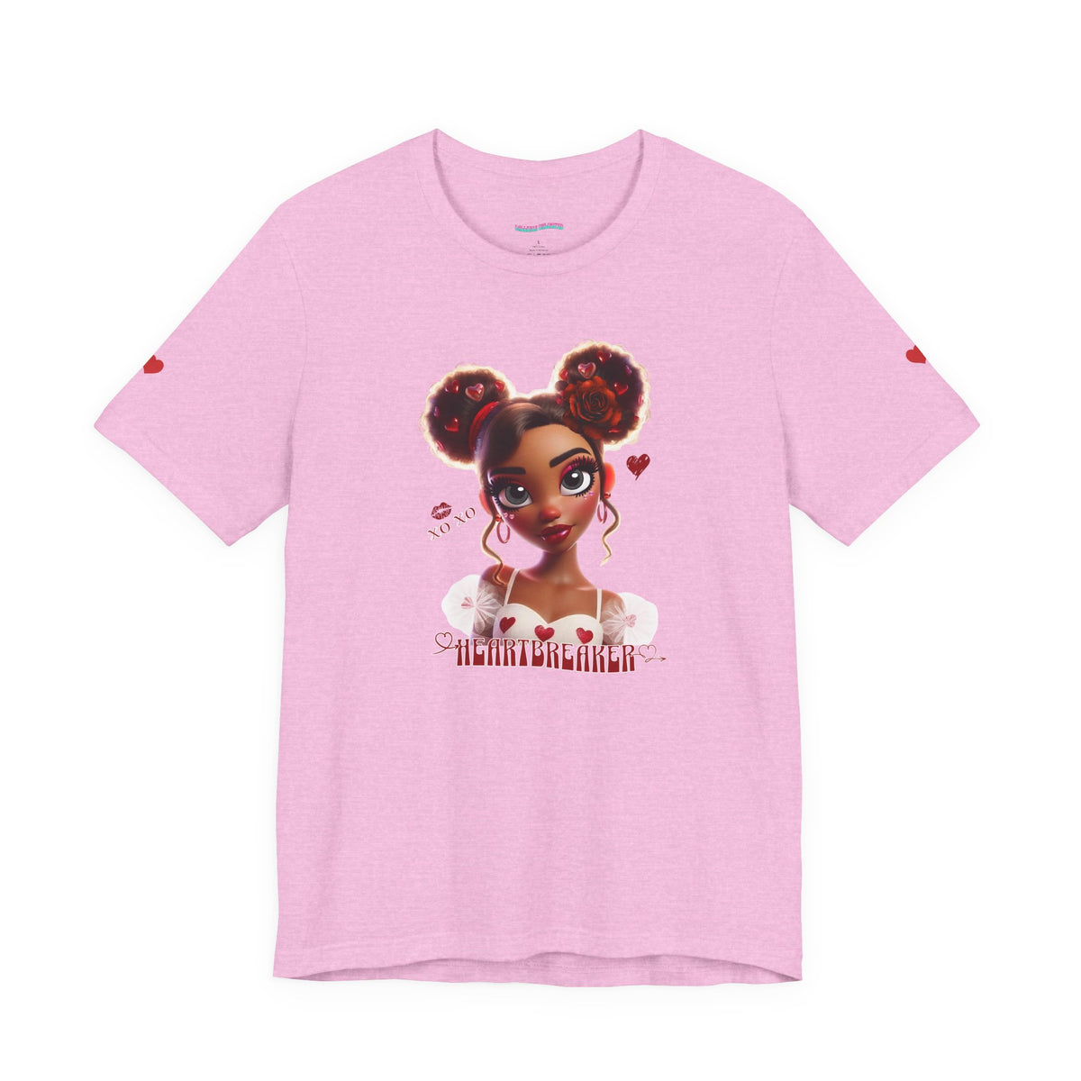 Heartbreaker 3 | Graphic Tee - Cute Afro Puff Girl