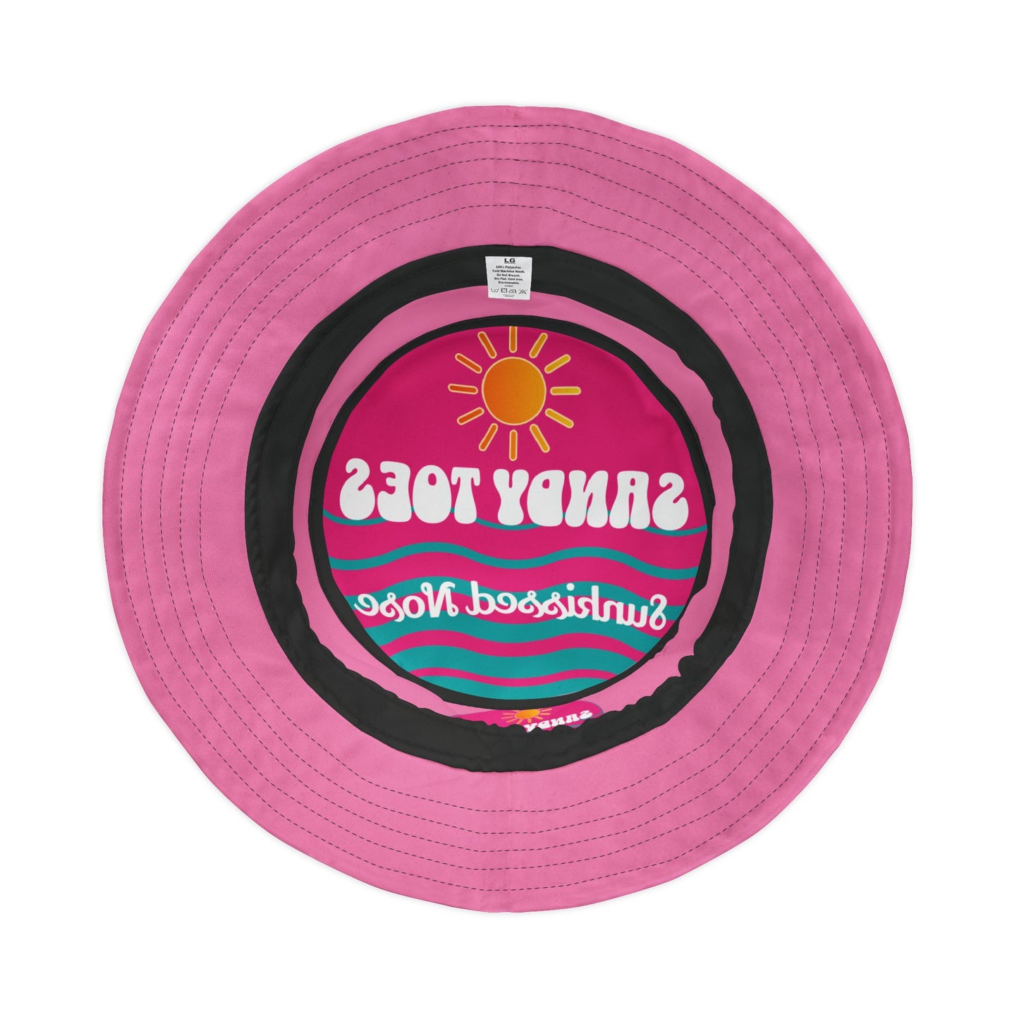 Sandy Toes | Bucket Hat - Bubblegum
