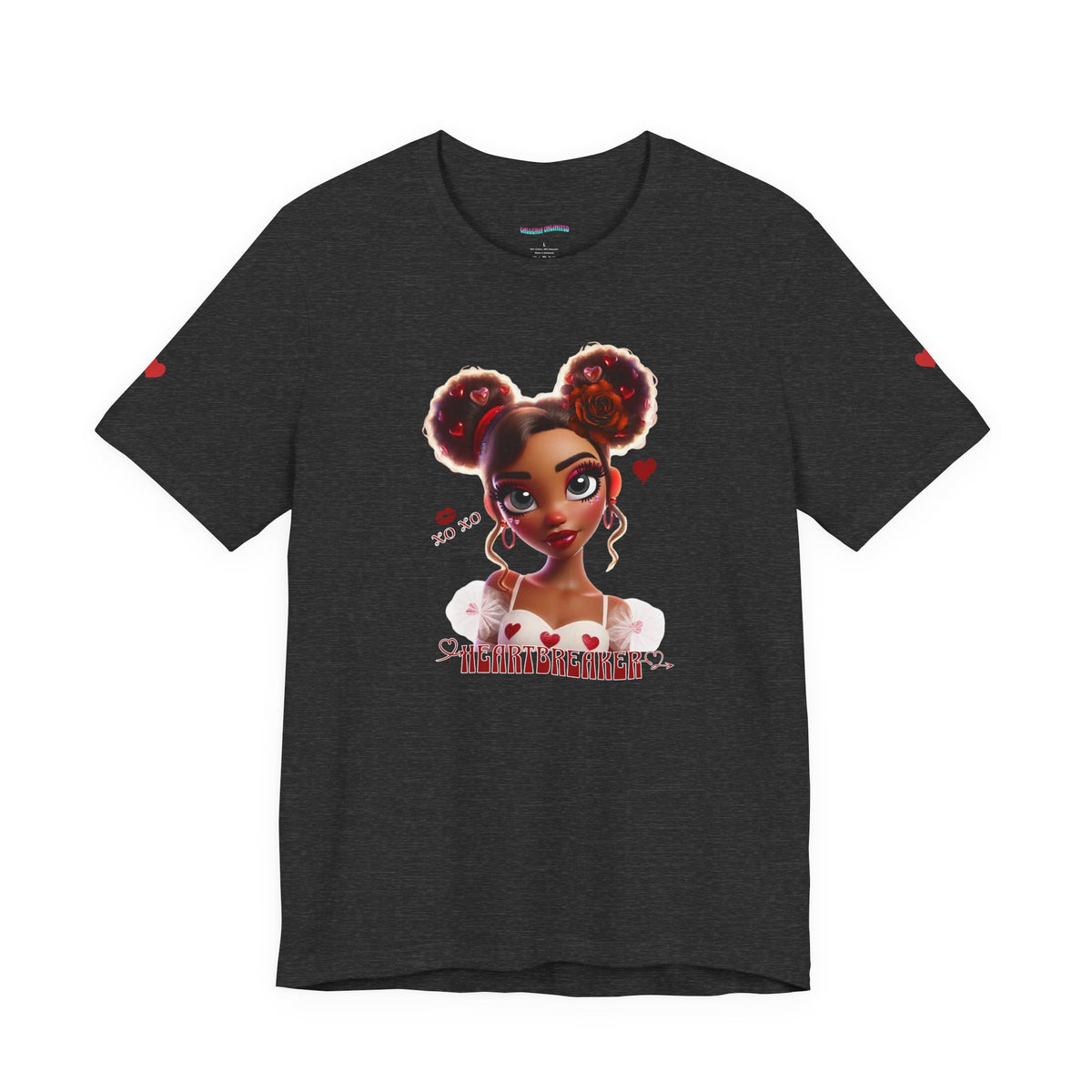Heartbreaker 3 | Graphic Tee - Cute Afro Puff Girl